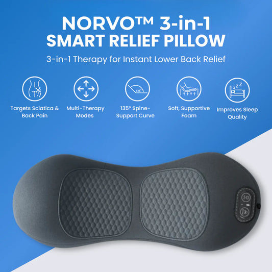 3-in-1 Smart Pillow for Back Pain Relief