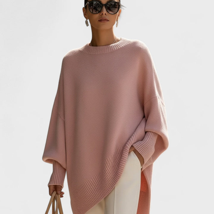 Mandy – Oversized Poncho Simple Elegance