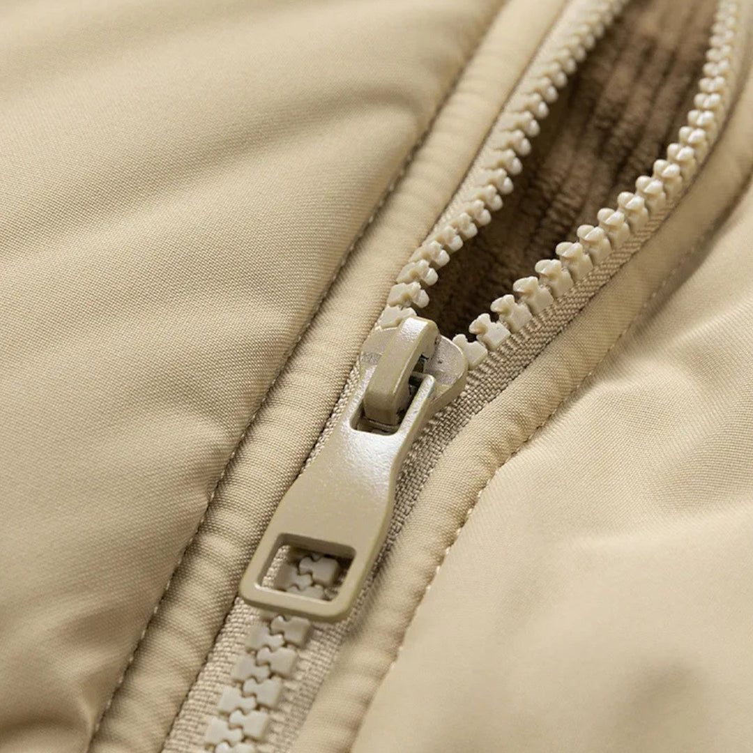 Joneex | Men’s Fleece-Lined Winter Jacket with Removable Hood