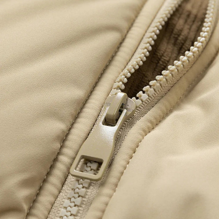 Joneex | Men’s Fleece-Lined Winter Jacket with Removable Hood