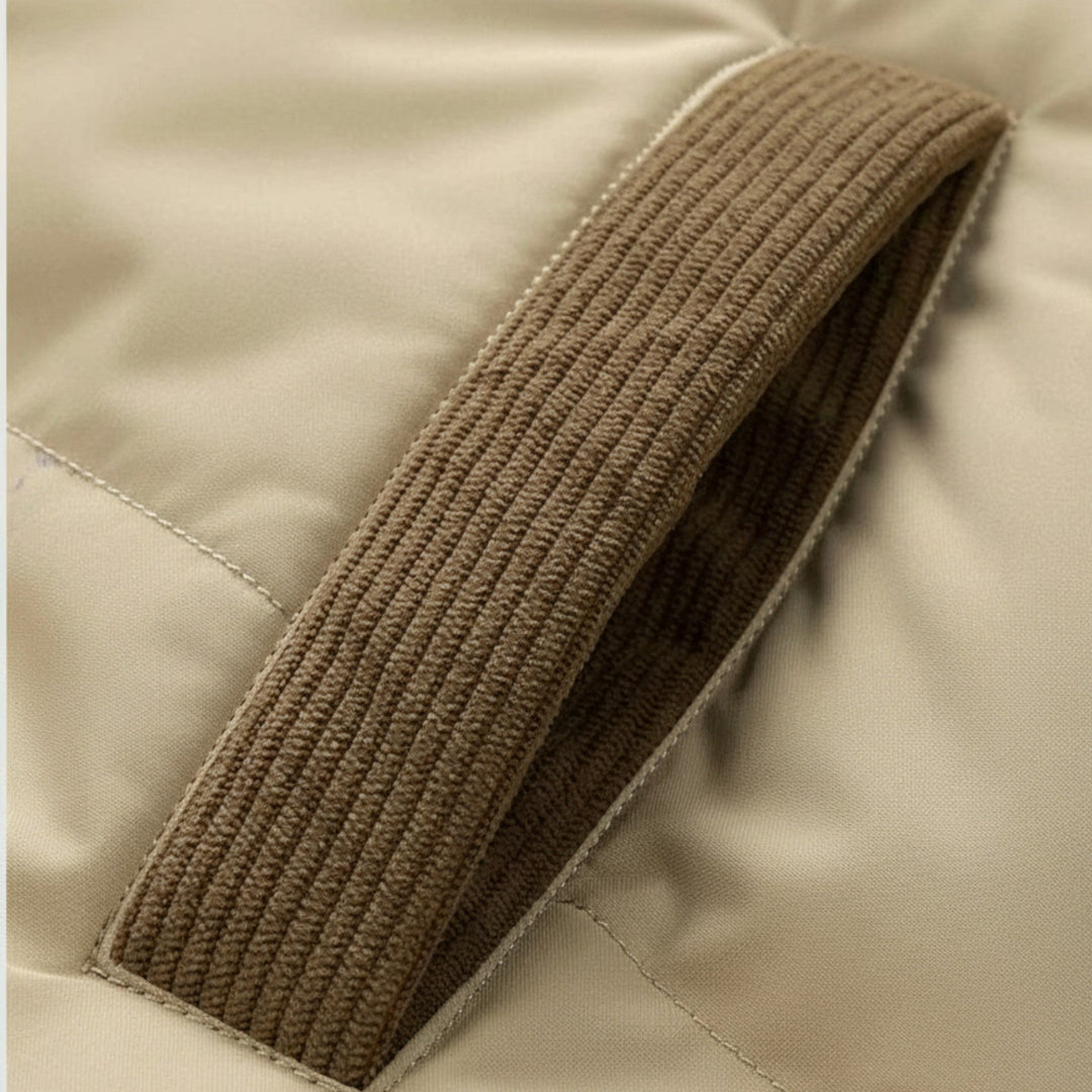 Joneex | Men’s Fleece-Lined Winter Jacket with Removable Hood