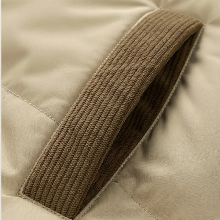 Joneex | Men’s Fleece-Lined Winter Jacket with Removable Hood
