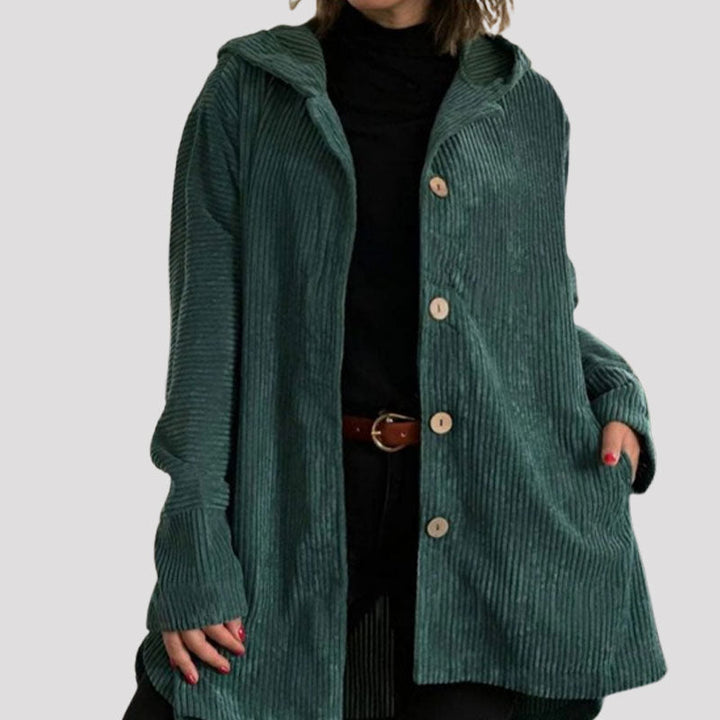 Daria - Corduroy Hooded Jacket