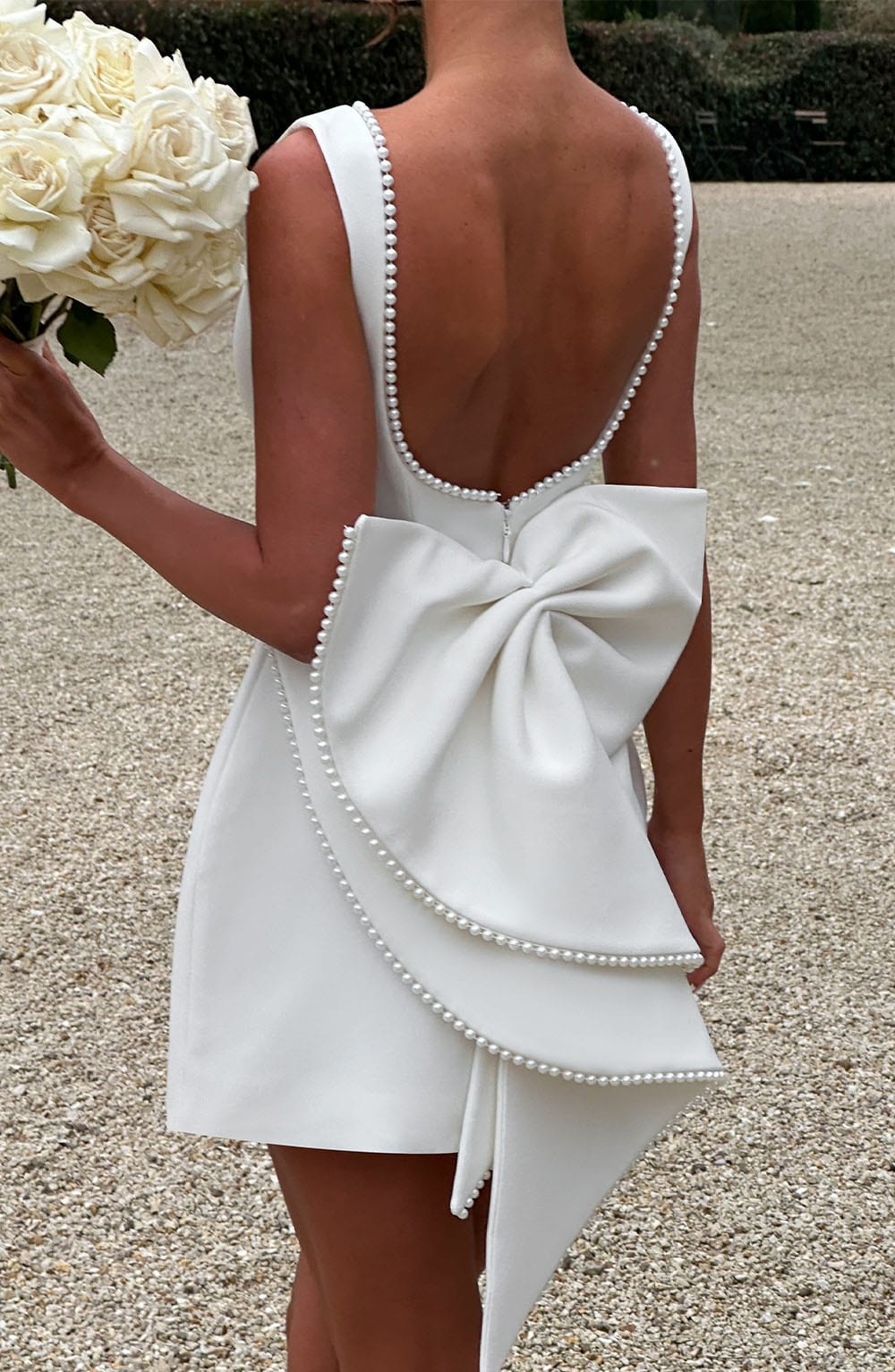 Jacklyn | Women Wedding Guest Structured Mini Dress