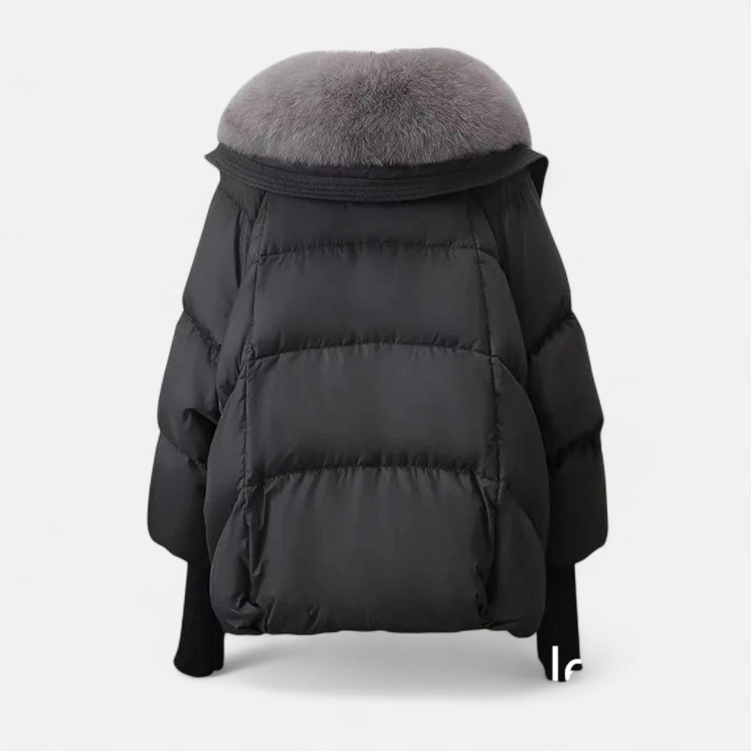 Joneex | Women’s Fur-Collar Down Cotton Jacket