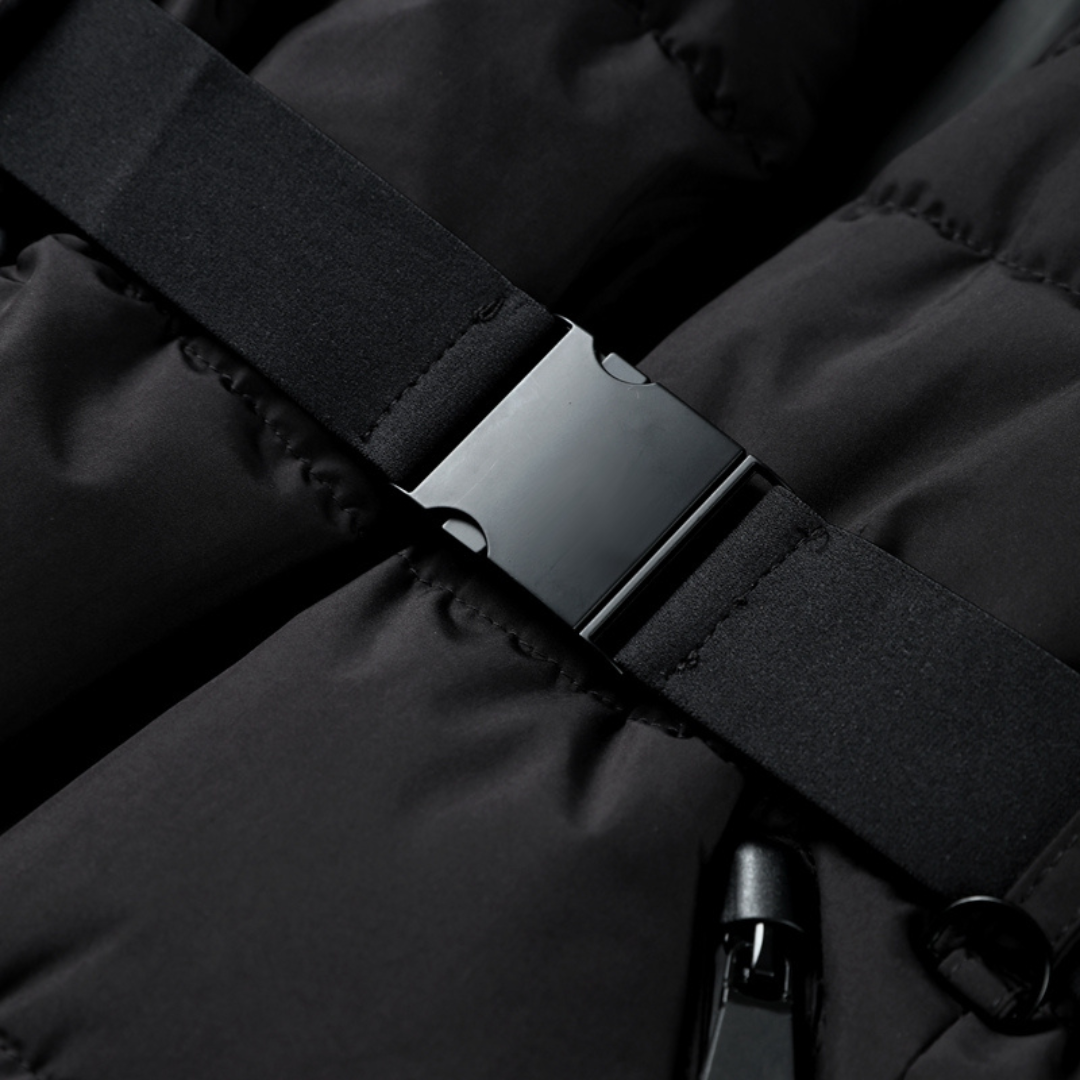 Joneex | Women's Puffer Jacket – Belted, Water-Resistant