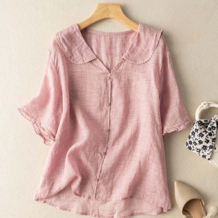 ADÈLE LINEN BLOUSE