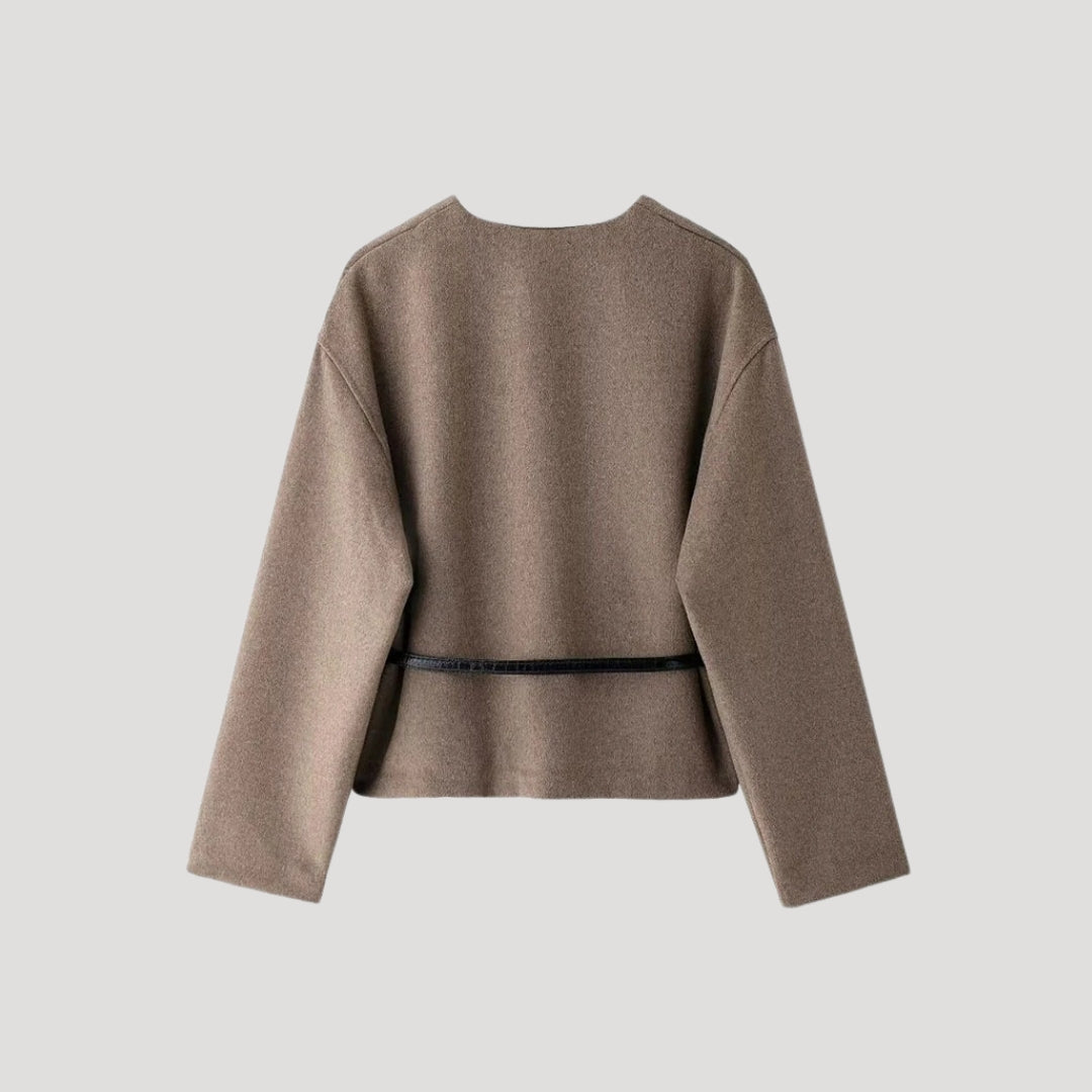 Emma | Women’s Spring Belted Wrap Jacket Top