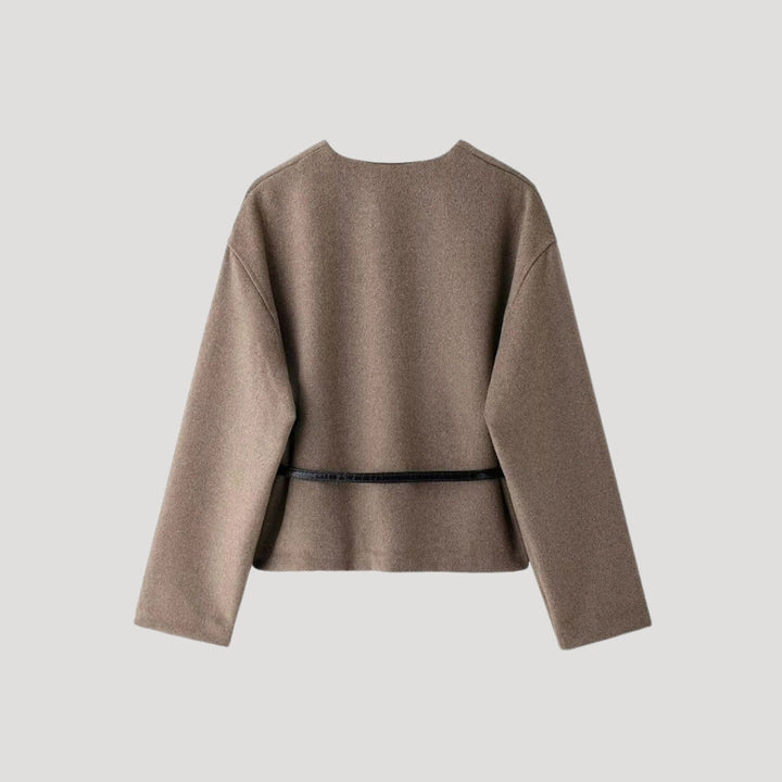 Emma | Women’s Spring Belted Wrap Jacket Top