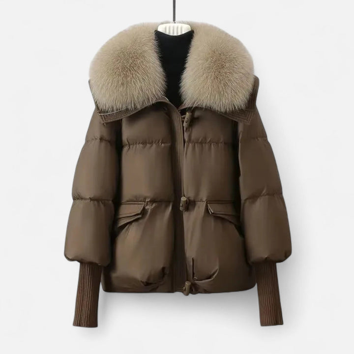 Joneex | Women’s Fur-Collar Down Cotton Jacket