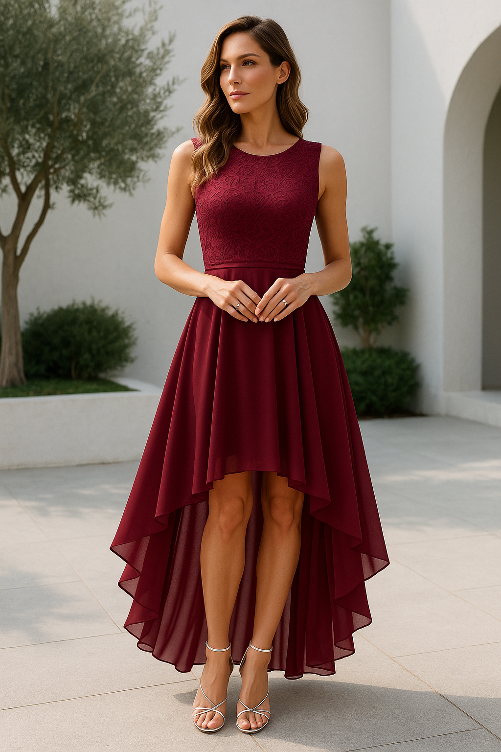 Jenna | Women Wedding Guest High Low Dress
