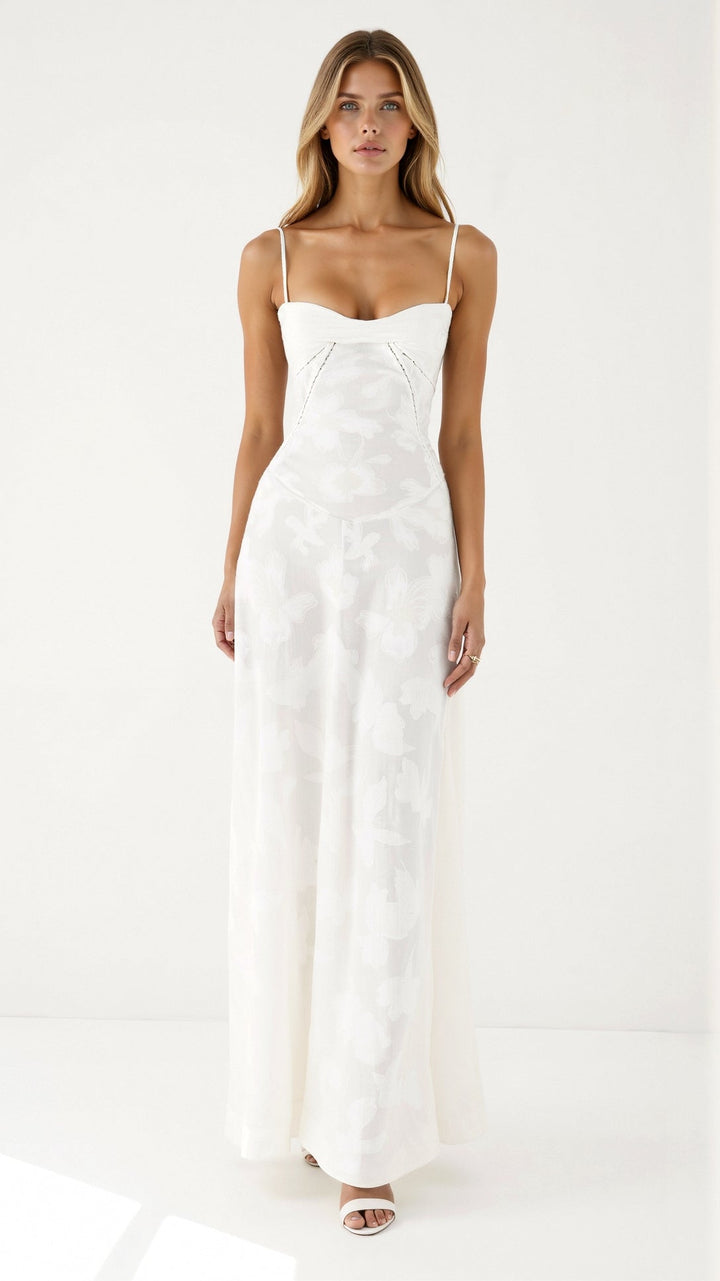 Amelia | Women’s Wedding Guest Slip Maxi Dress