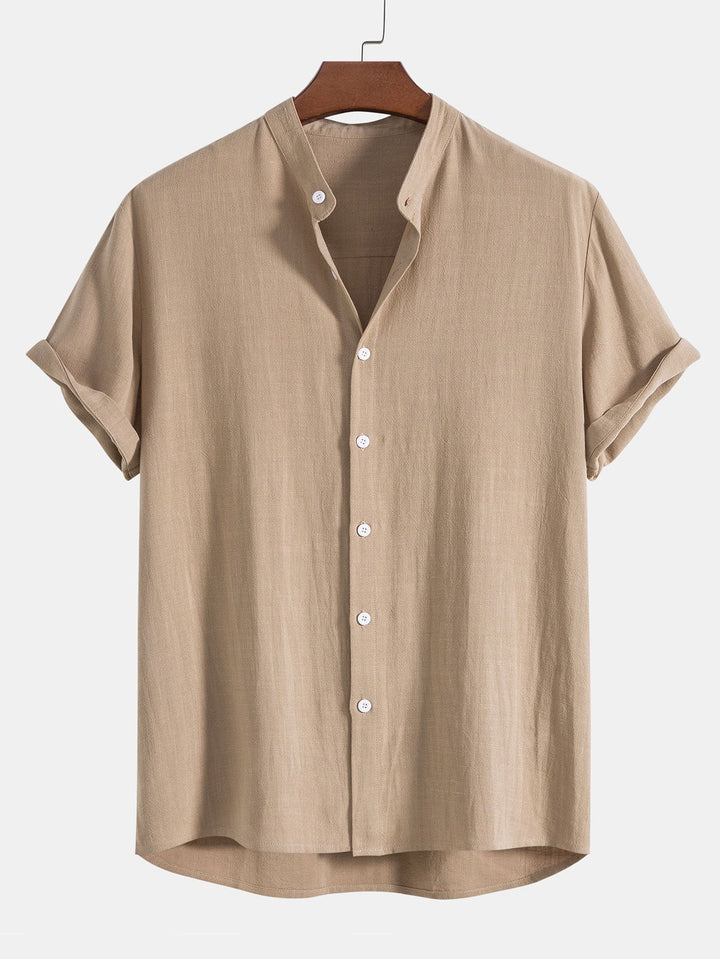 Short Sleeve Shirt and Pants Set | Men's Casual Two Piece Outfit