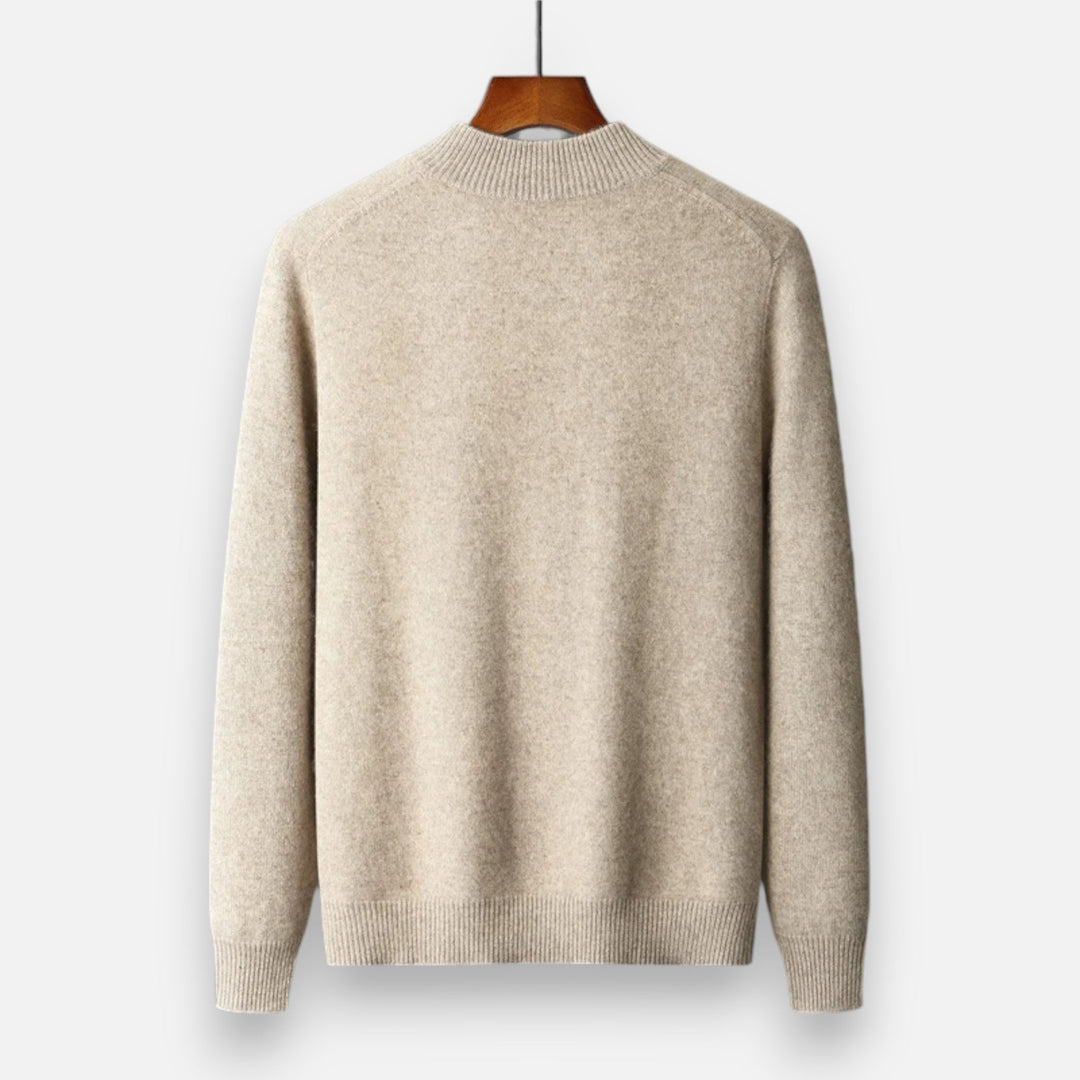 Joneex | Men’s Merino Wool Zip Sweater