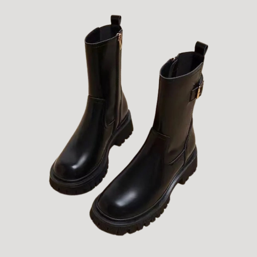 Lauren | Women’s Spring Chunky Mid-Calf Boots