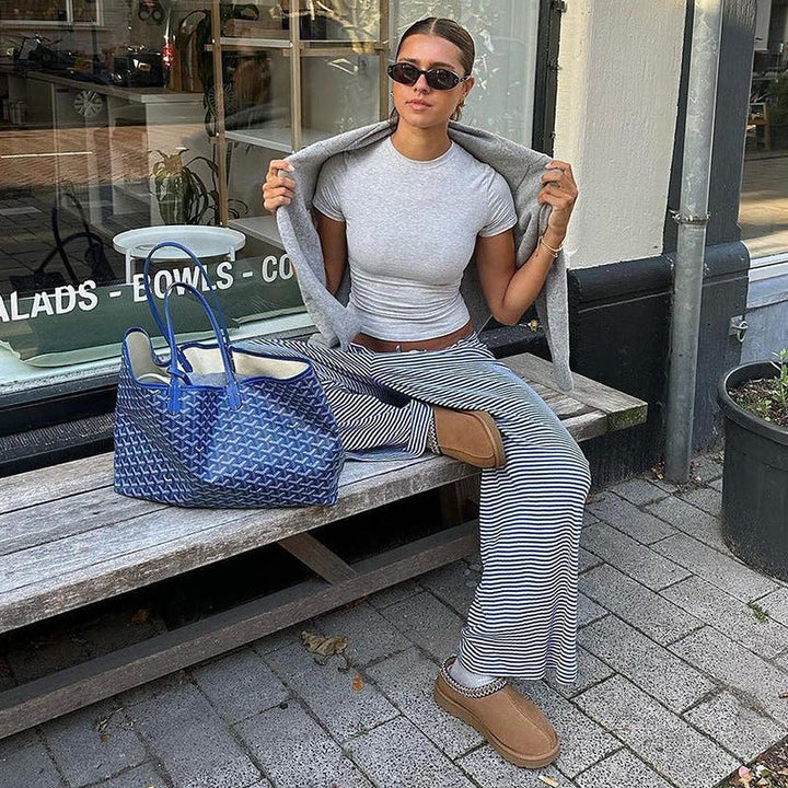 Ava | Women’s Spring Striped Relaxed Pants