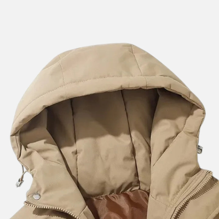 Joneex | Unisex Hooded Cotton Puffer Jacket