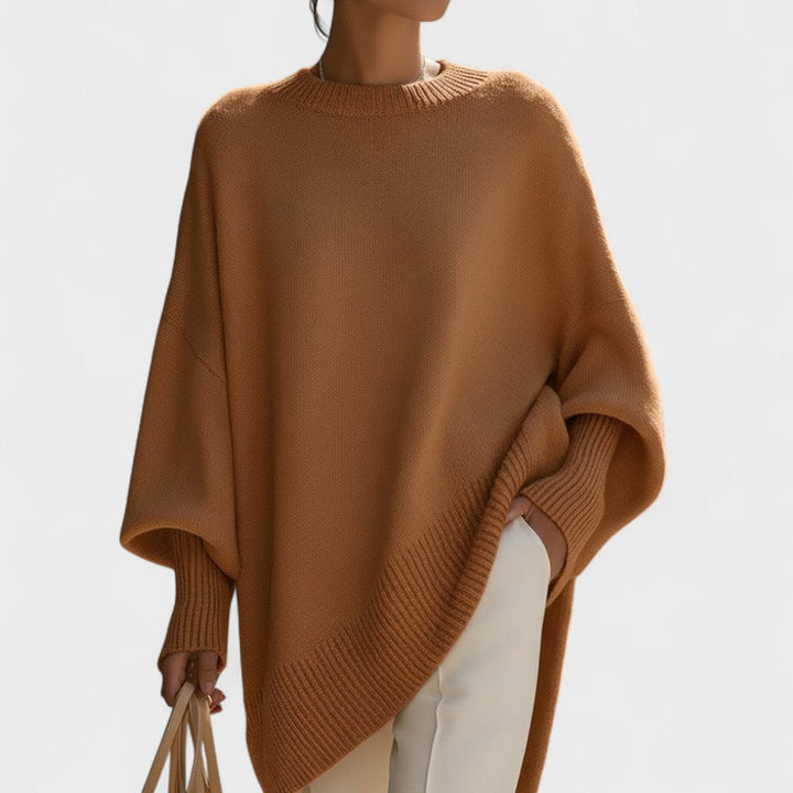 Mandy – Oversized Poncho Simple Elegance