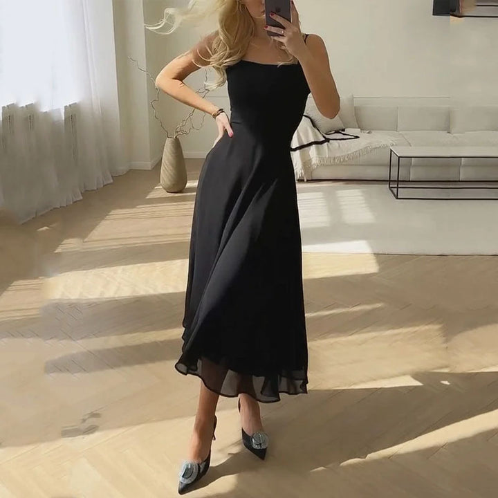 Joanna | Women Wedding Guest Square Midi Dress