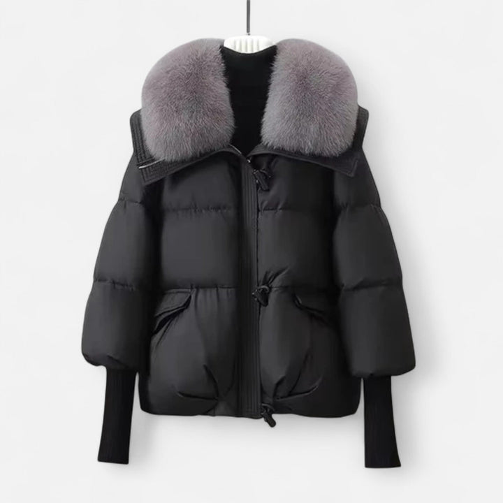 Joneex | Women’s Fur-Collar Down Cotton Jacket