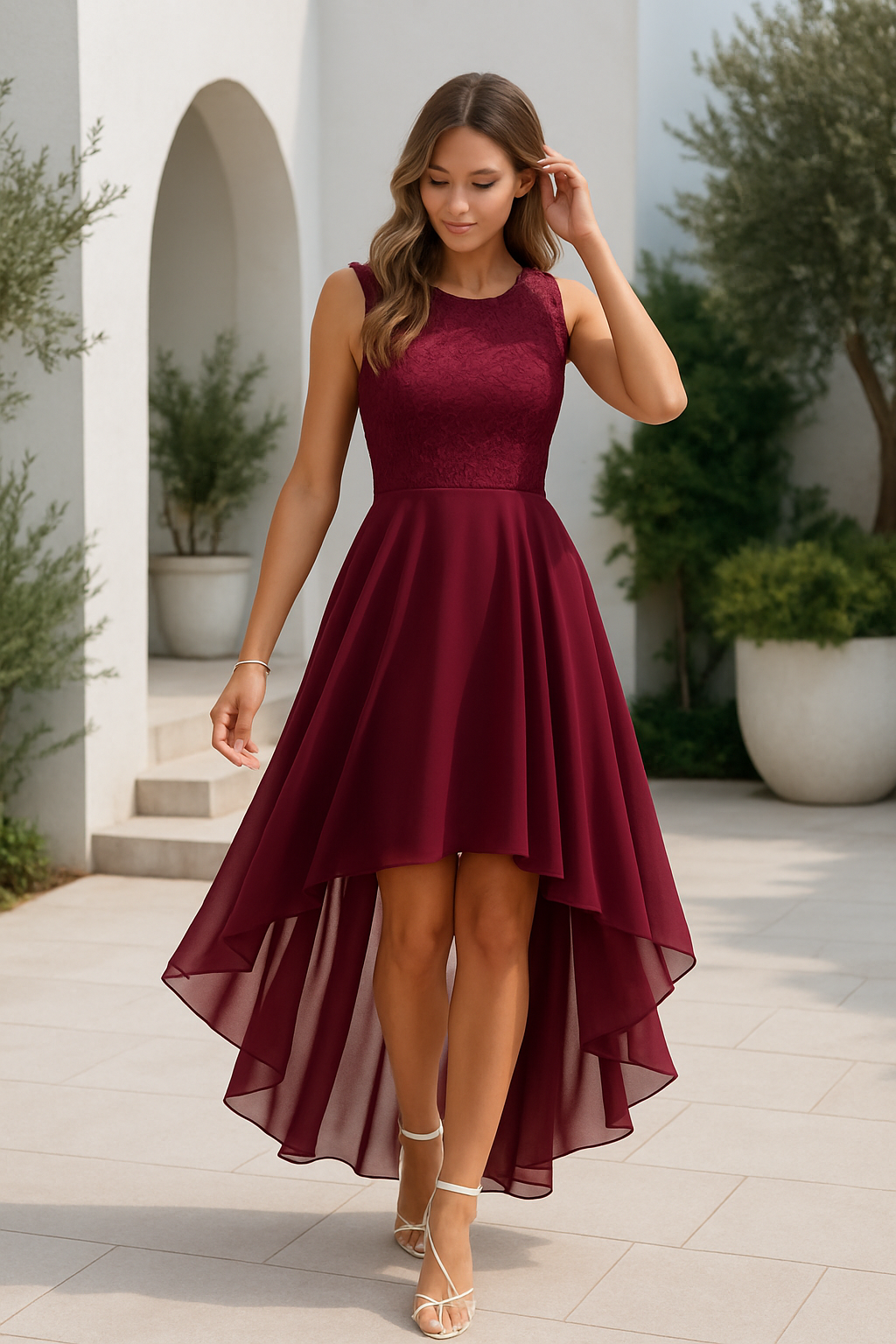 Jenna | Women Wedding Guest High Low Dress