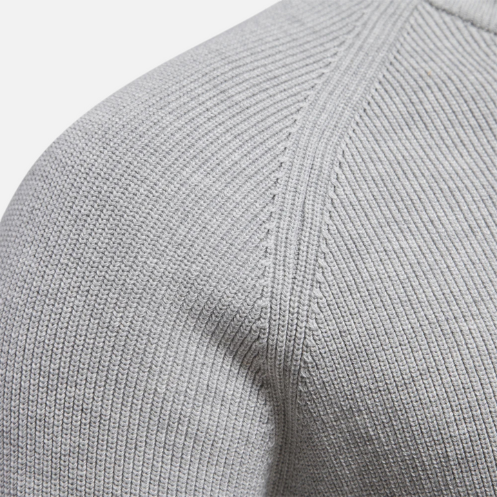 Joneex | Men’s Cotton Zip Sweater – Refined Knitwear for the Season