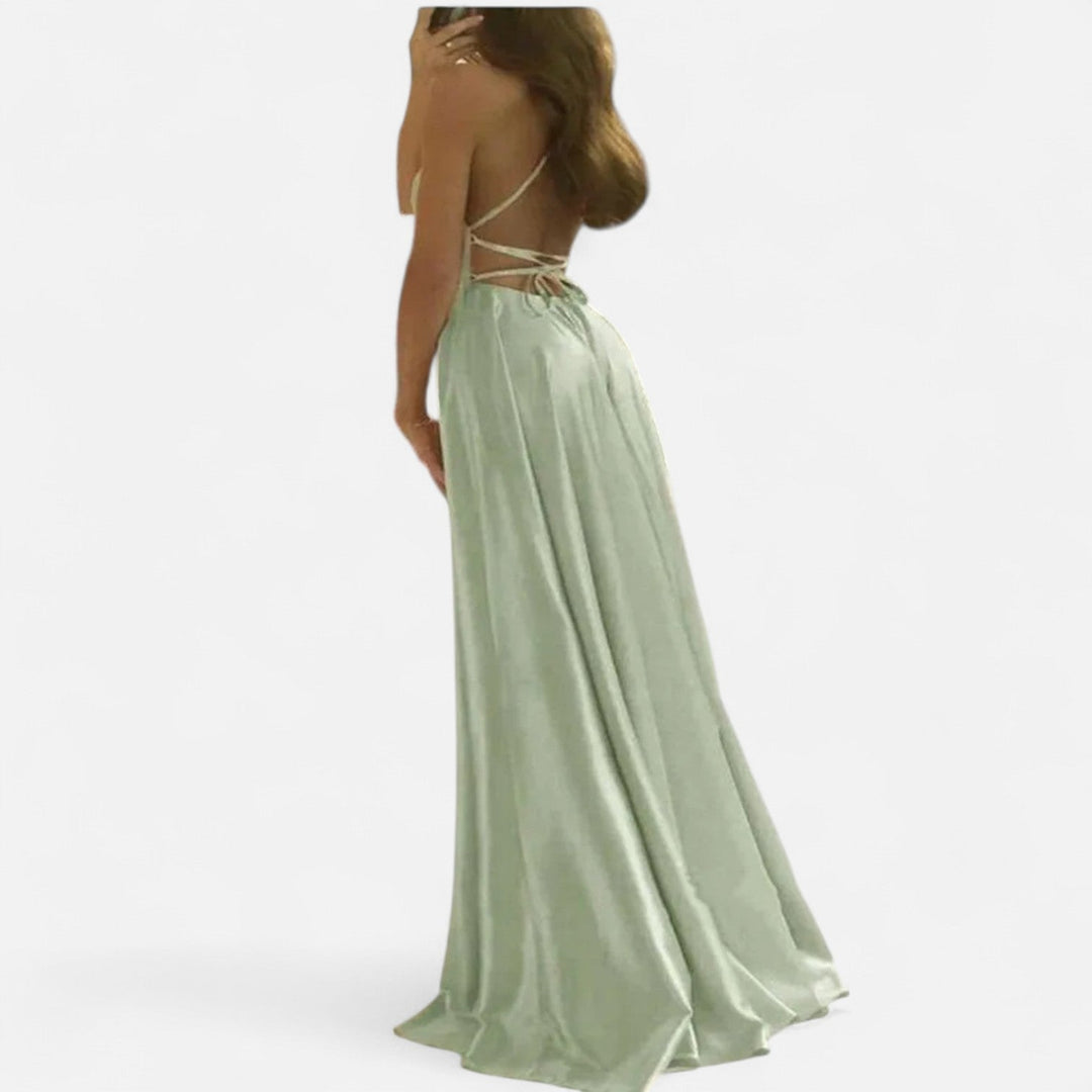 Bethany | Women Wedding Guest Dress Slit Maxi Dress