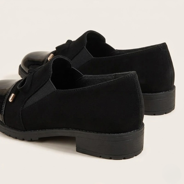 Women’s Moccasins with Low Heel – Elegant Bow Detail