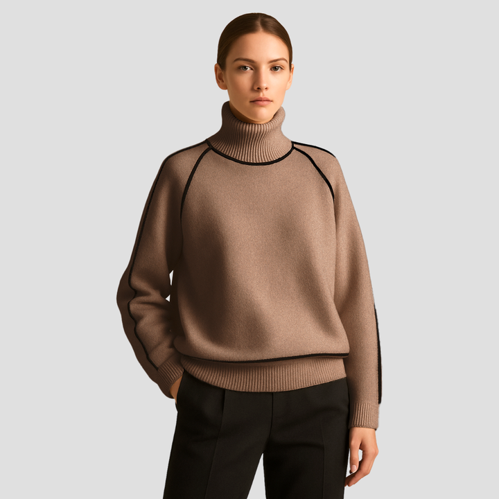 Yara | Refined Contrast Jumper
