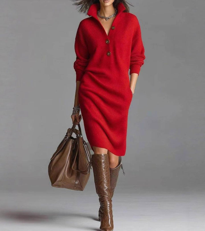Carmen | Warm Knit Dress, Elegant and Comfortable