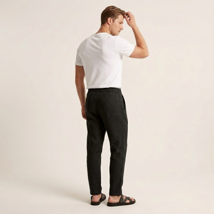 Men’s Linen Pants – Stylish Drawstring Trousers