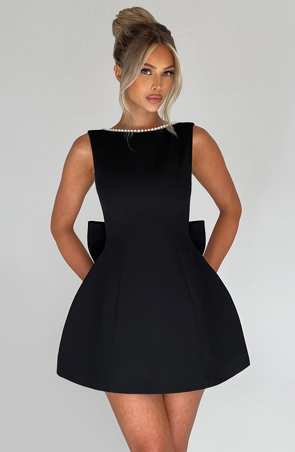 Jacklyn | Women Wedding Guest Structured Mini Dress