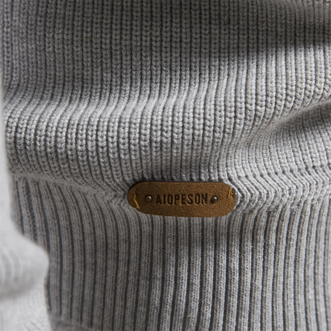 Joneex | Men’s Cotton Zip Sweater – Refined Knitwear for the Season