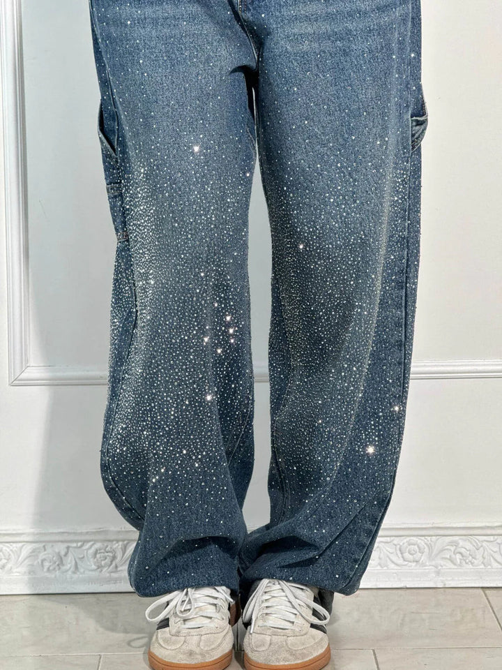 Women's Balloon Denim Pants | Versatile Style