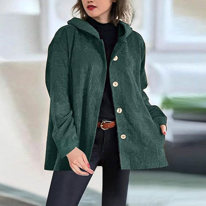 Daria - Corduroy Hooded Jacket