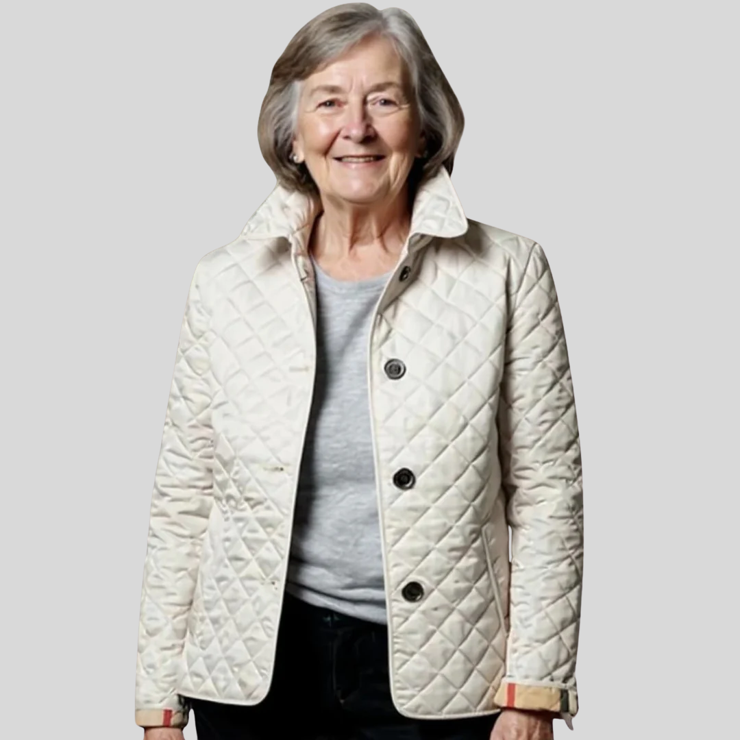 Verity | Casual Quilted Jacket with Turned-Down Collar