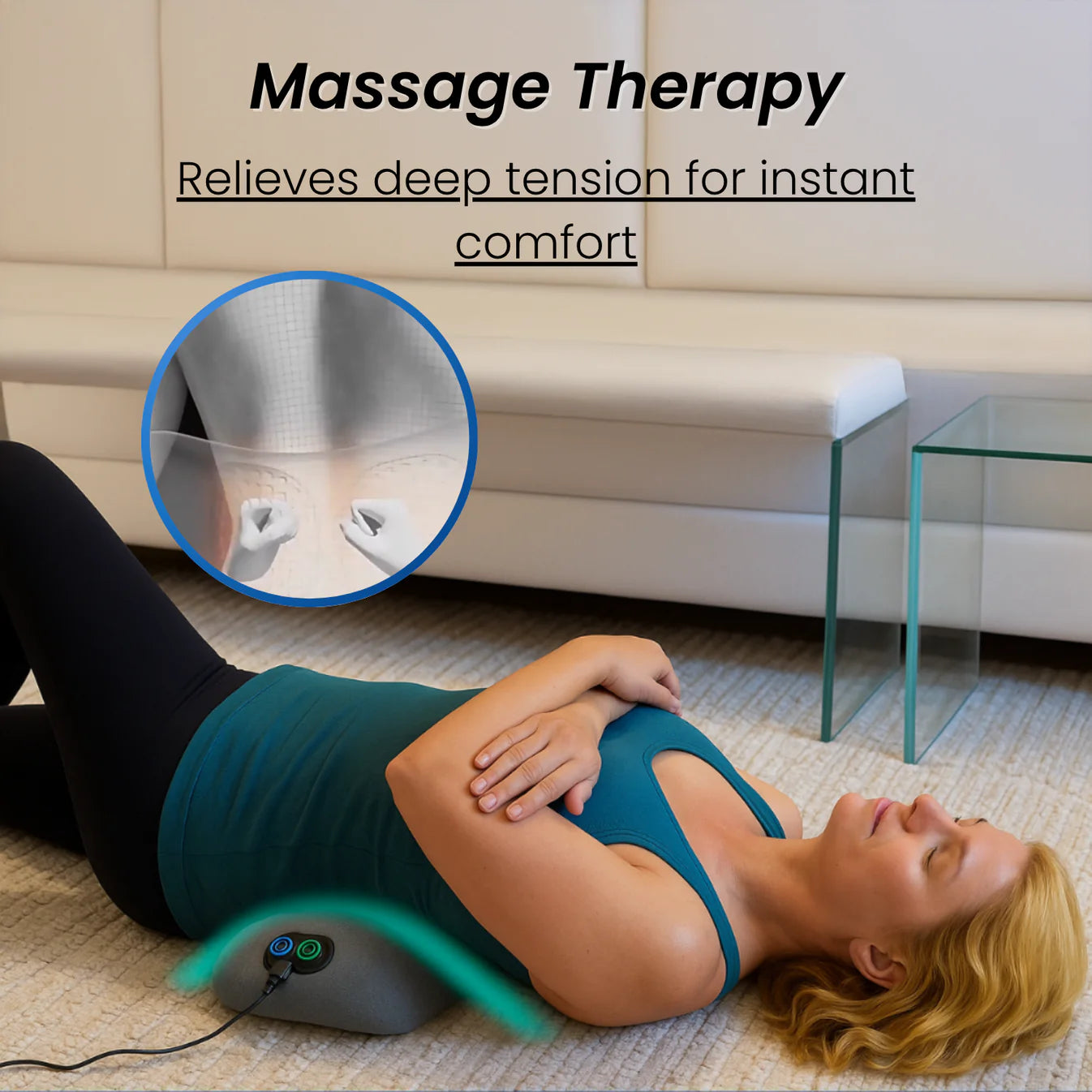 3-in-1 Smart Pillow for Back Pain Relief