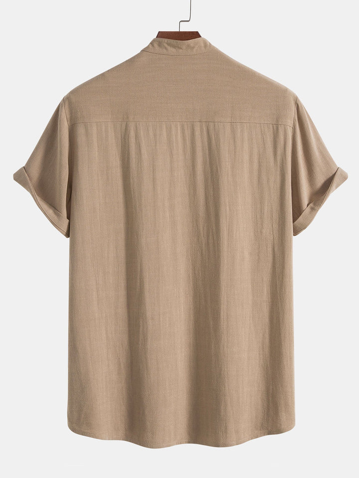 Short Sleeve Shirt and Pants Set | Men's Casual Two Piece Outfit