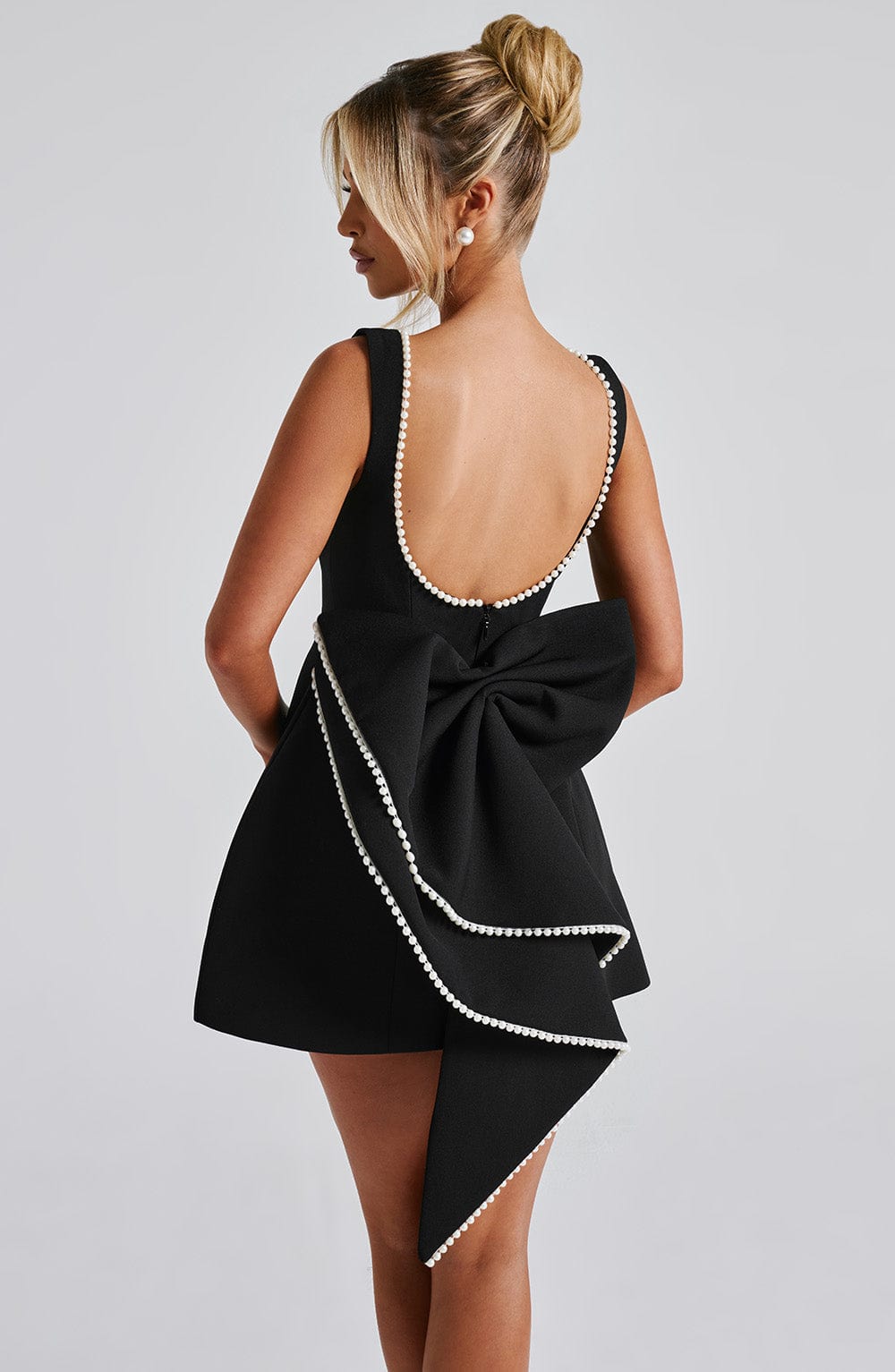 Jacklyn | Women Wedding Guest Structured Mini Dress