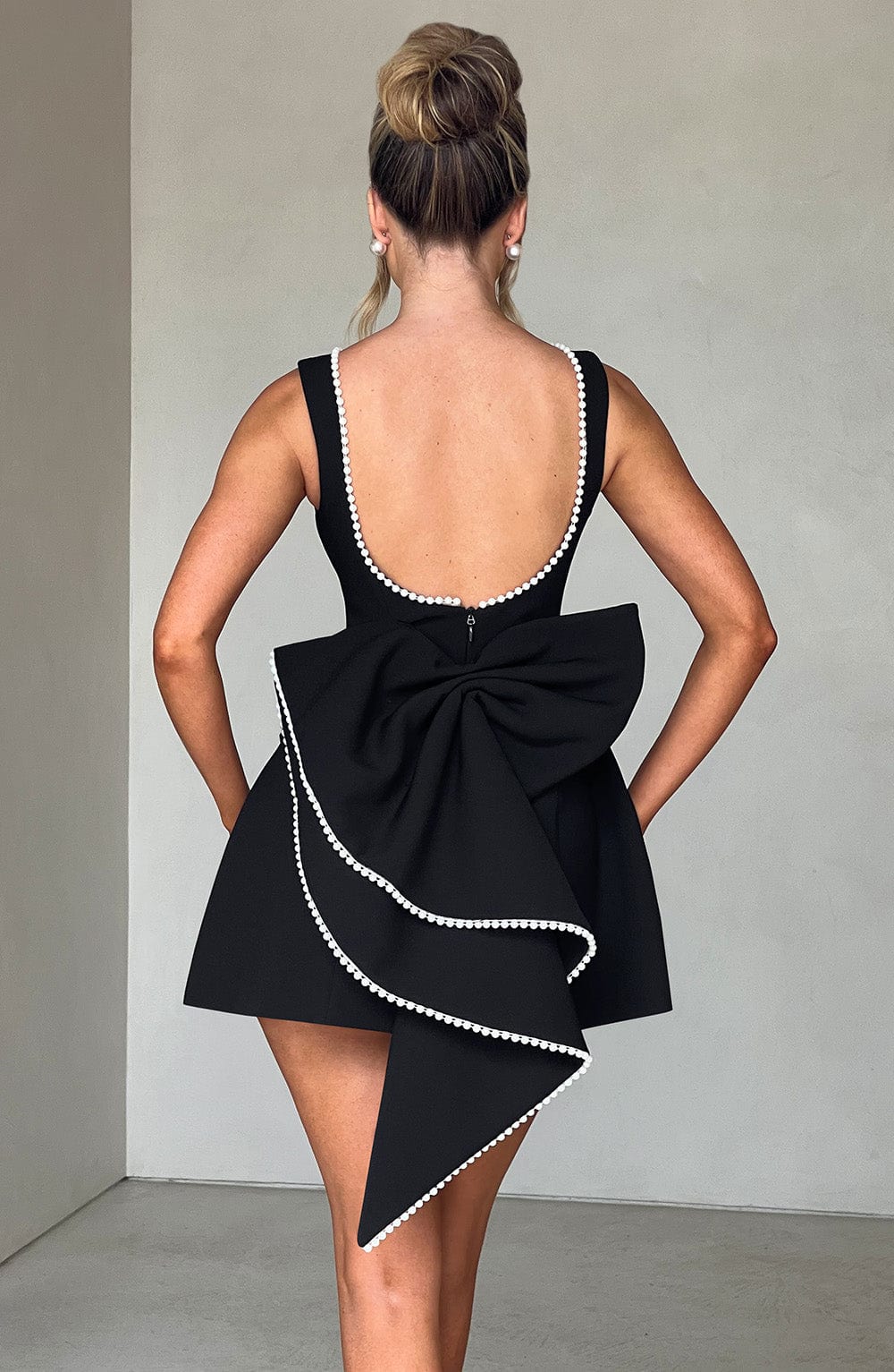 Jacklyn | Women Wedding Guest Structured Mini Dress