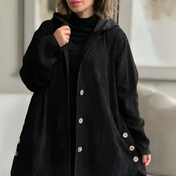 Daria - Corduroy Hooded Jacket