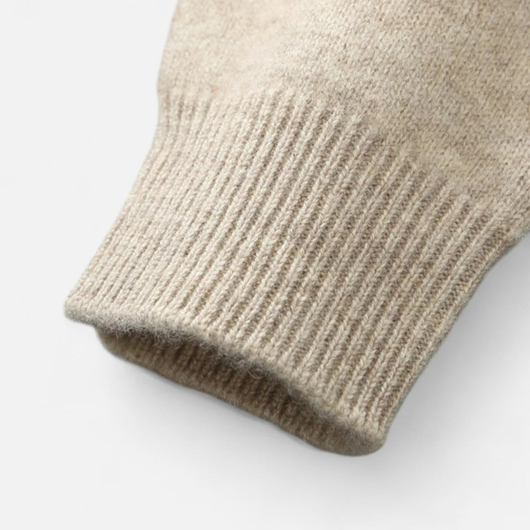 Joneex | Men’s Merino Wool Zip Sweater