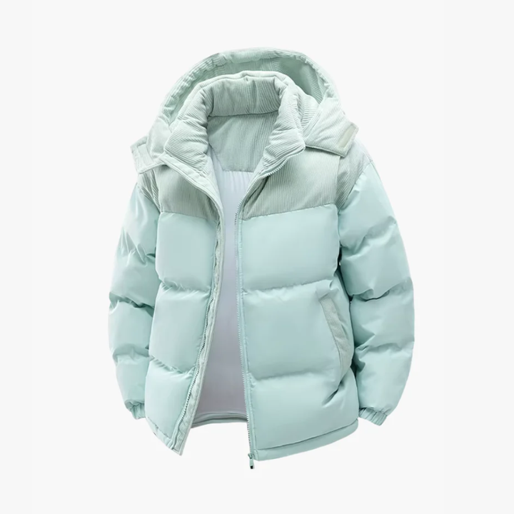 Mason Insulated Hooded Puffer Jacket – Stylish Winter Coat for Men Black