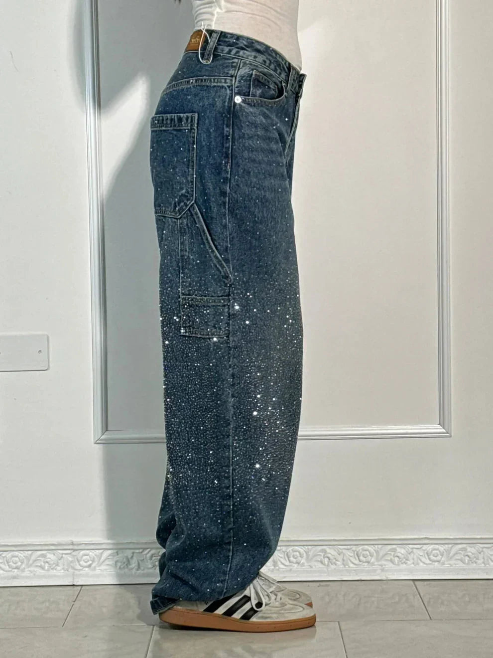 Women's Balloon Denim Pants | Versatile Style