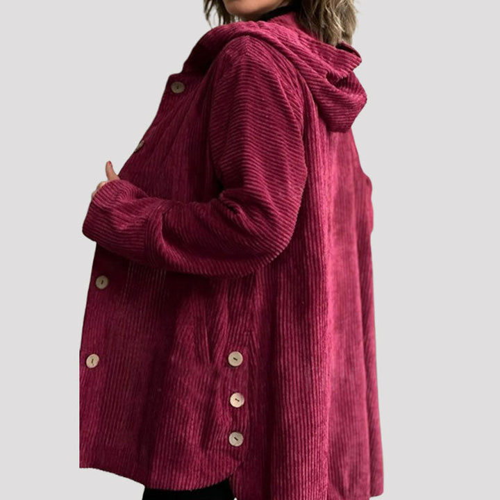 Daria - Corduroy Hooded Jacket