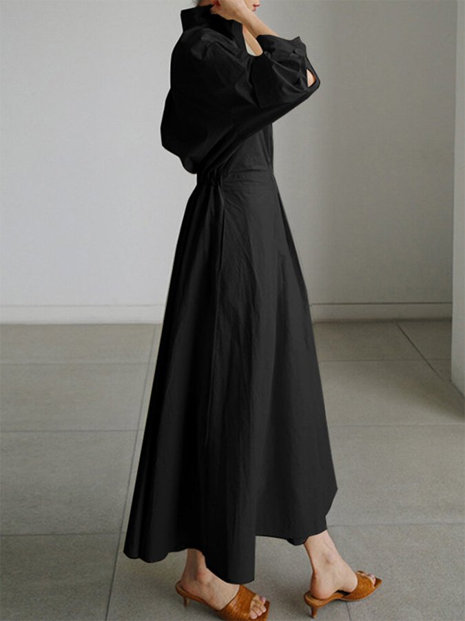 Zara  | Women’s Belted Shirt Maxi Dress