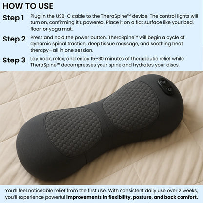 3-in-1 Smart Pillow for Back Pain Relief