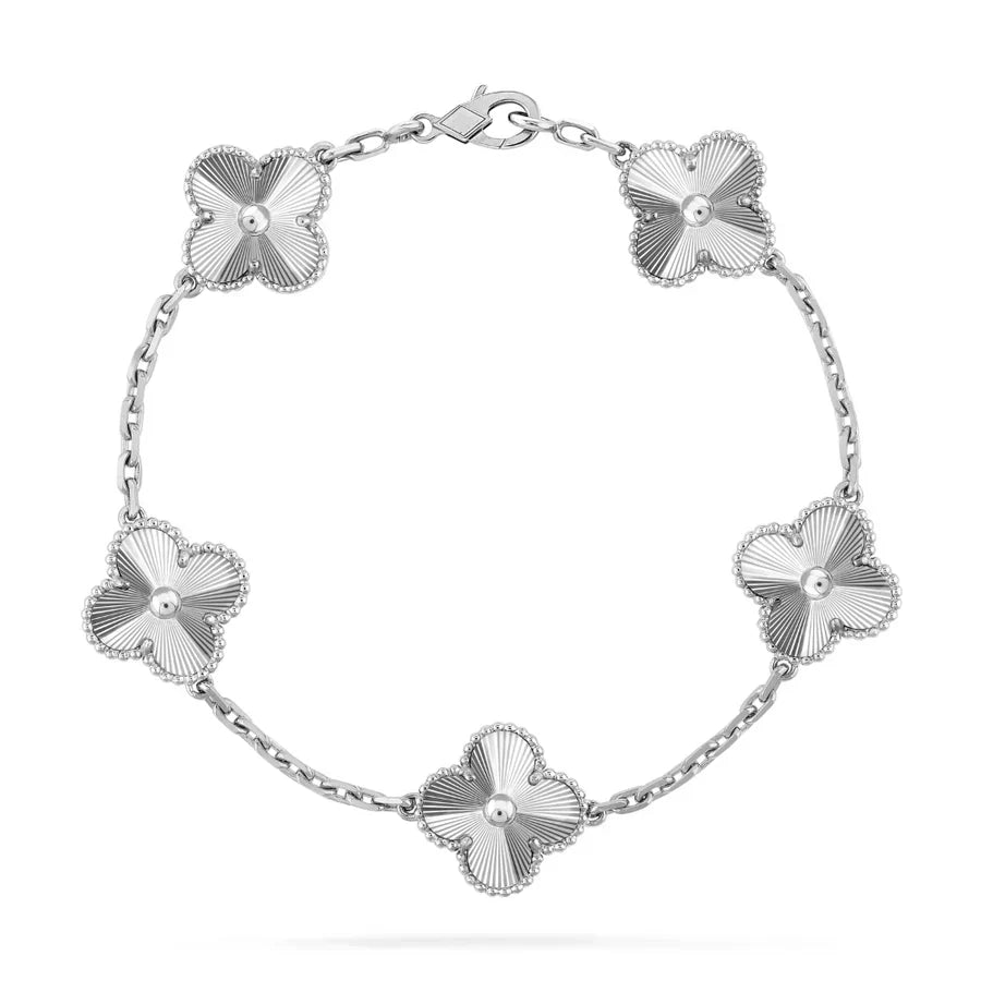 Abby - 18k Gold-Plated Clover Leaf Bracelet