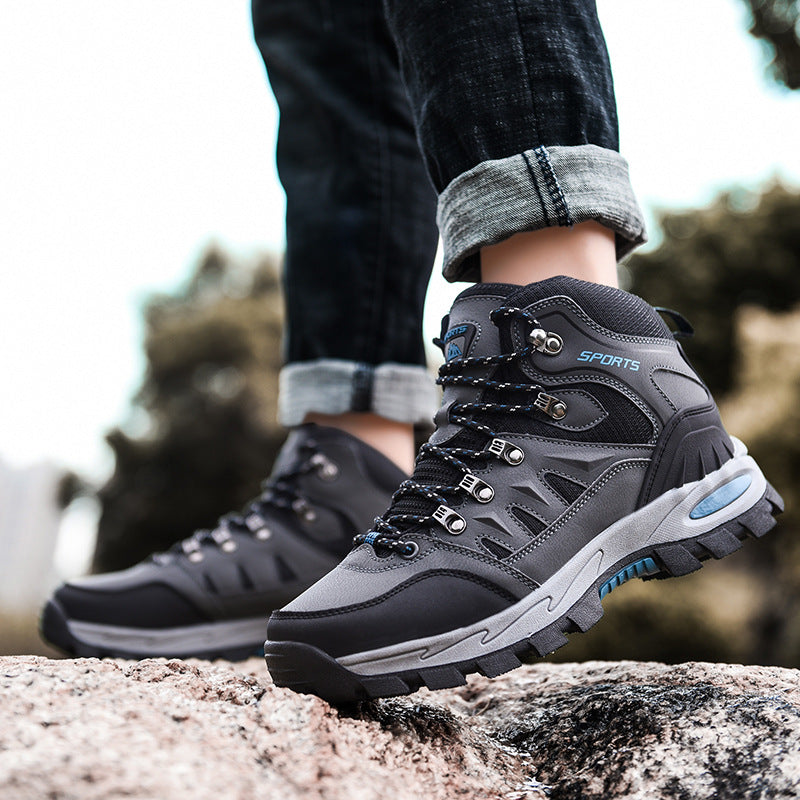Men’s Mid Height Waterproof Work Boots – Durable Safety Footwear