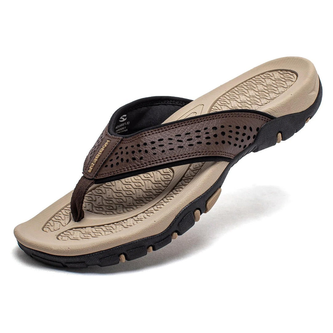 Men's Athletic Flip Flops With Orthopedic Arch Support